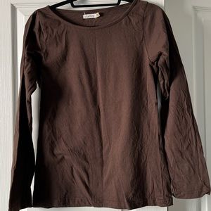 XL organic cotton long sleeve shirt